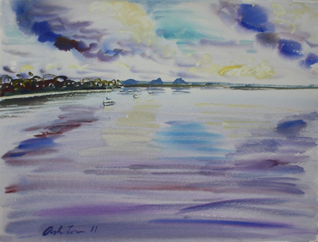 Dramatic Cloud Effects, Bribie Passage - Graham Ashton Artist