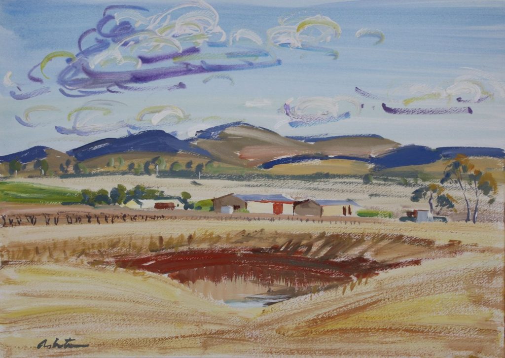 Grape Vines in Winter, Stanthorpe - Graham Ashton Artist