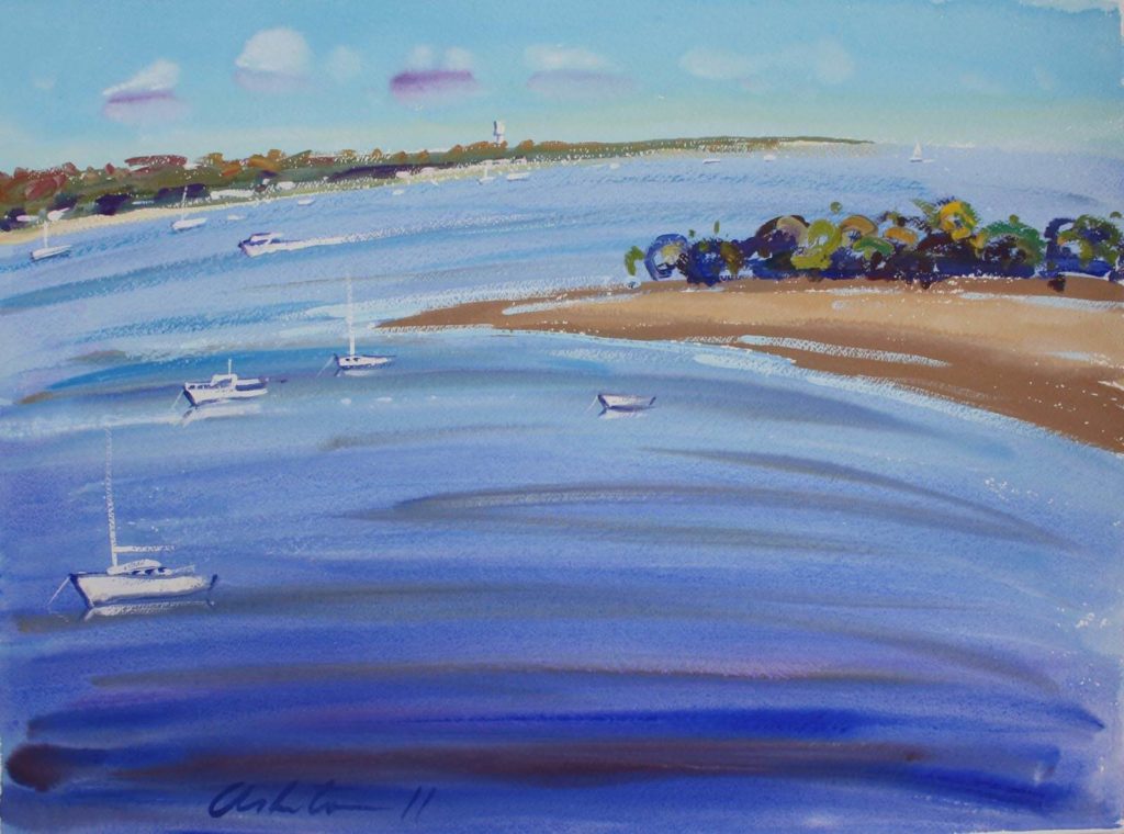 Afternoon Action, Bribie Passage - Graham Ashton Artist