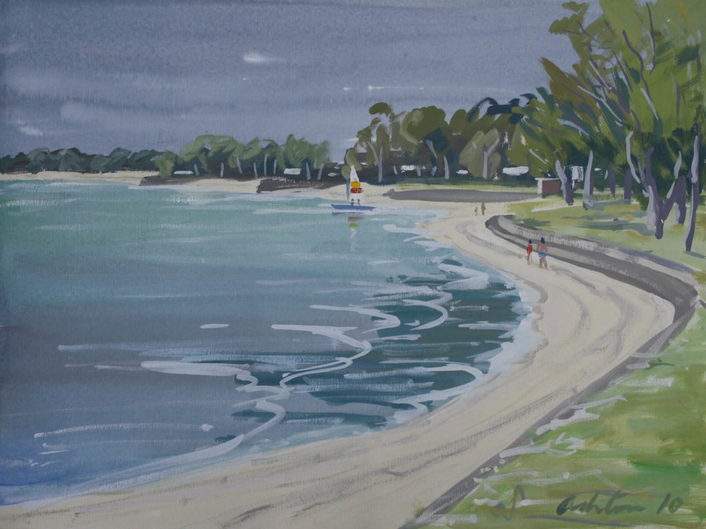 Afternoon Recreation, Bribie Passage - Graham Ashton Artist