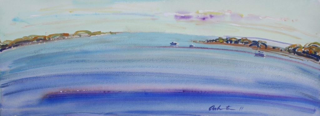 Evening Colours, Bribie Passage - Graham Ashton Artist