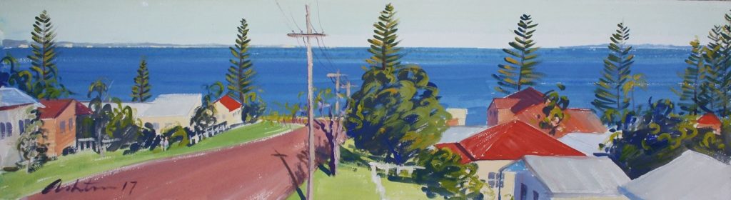 Houses by the Sea #2 (Redcliffe) - Graham Ashton Artist