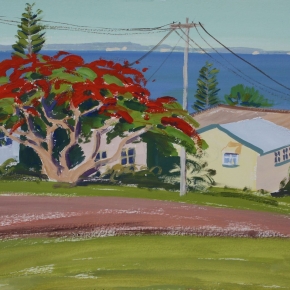 Houses by the Sea (Redcliffe) - Graham Ashton Artist