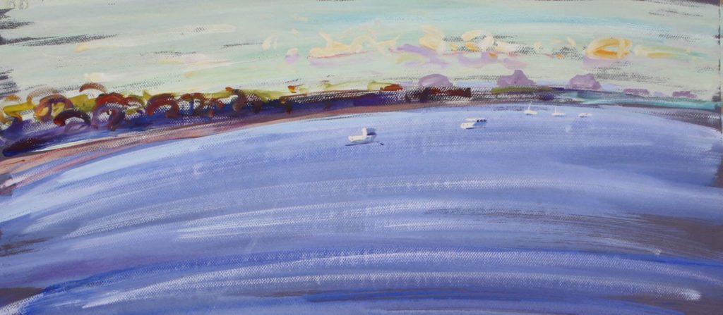 Late Afternoon Colours, Bribie Passage - Graham Ashton Artist