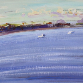 late-afternoon-colours-bribie-passage-graham-ashton-artist