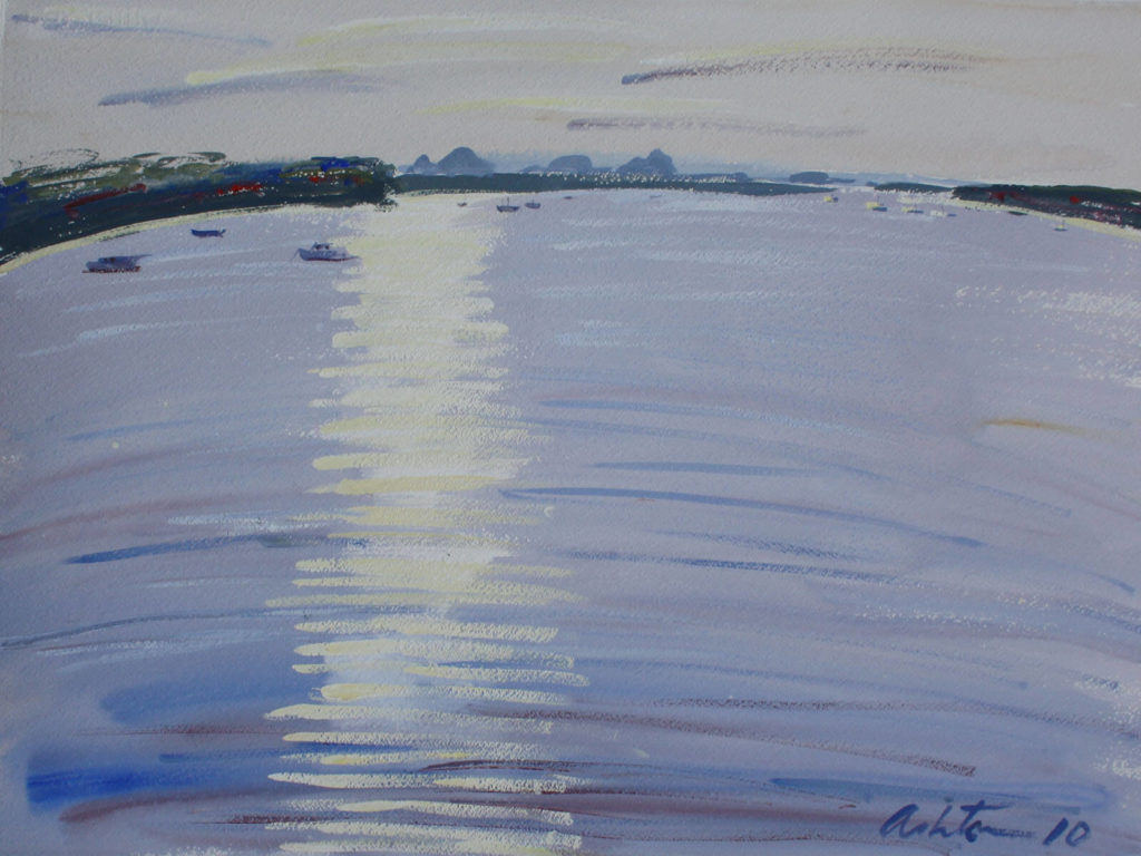 Late Afternoon Sunlight, Bribie Pasage - Graham Ashton Artist