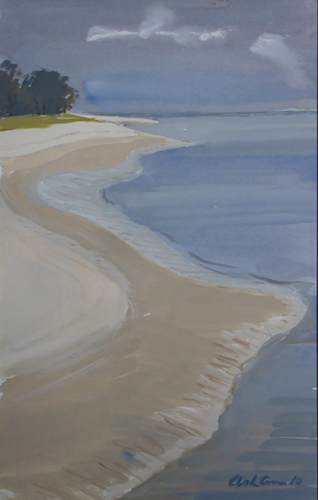 Patterns of Sea and Sand, Bribie Island - Graham Ashton Artist