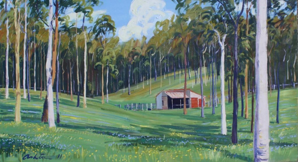 Rolling Hills and Verdant Valleys - Graham Ashton Artist