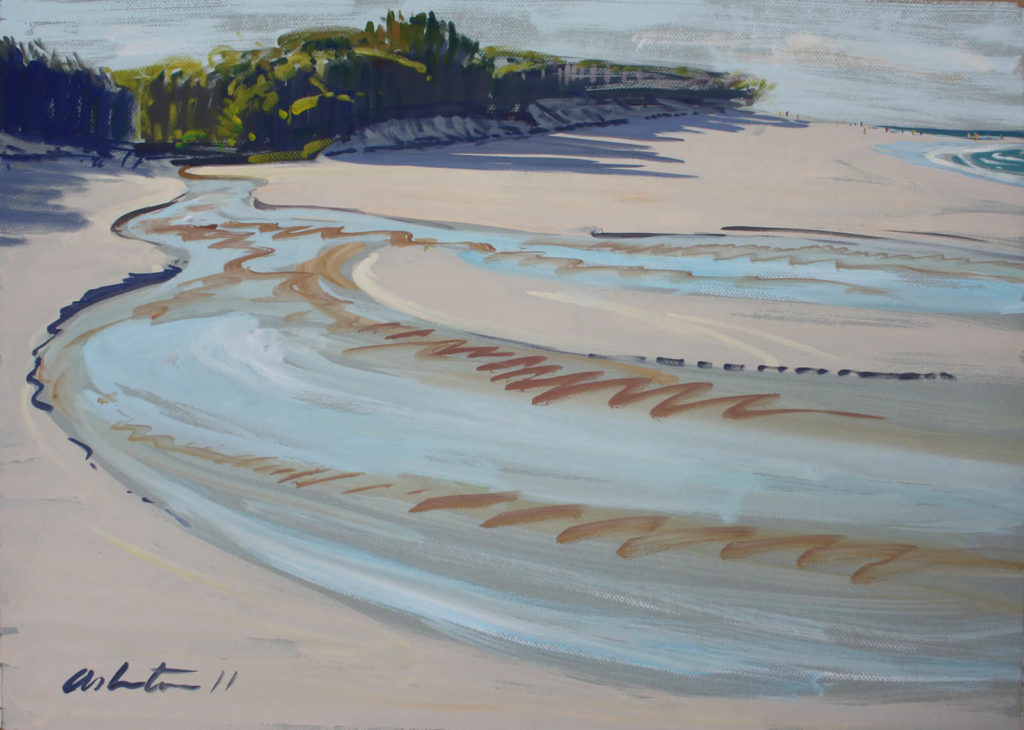 Runout Tide, Woorim Beach, Bribie Island