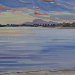 The Maroochy River at Dusk - Graham Ashton Artist