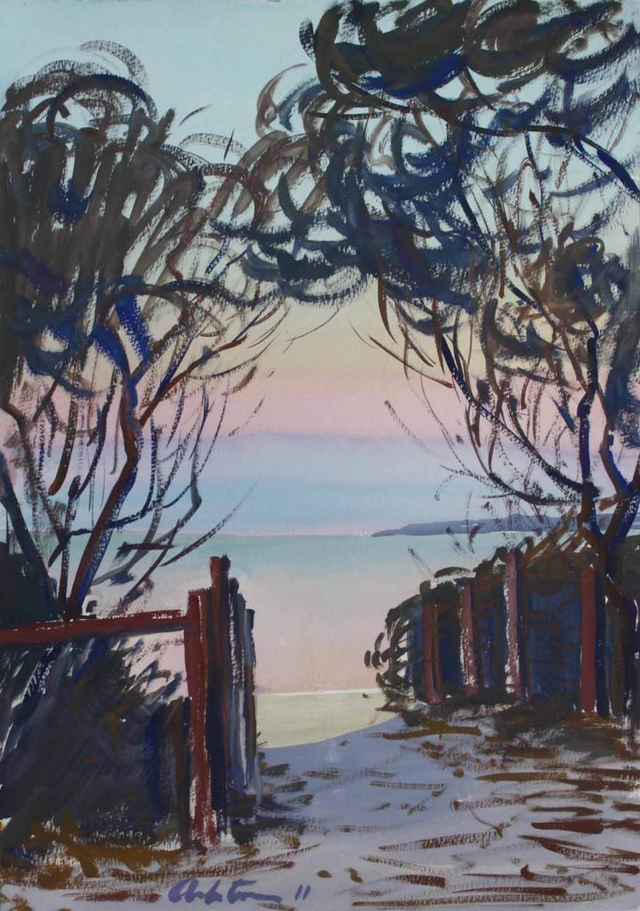 Towards Moreton Island, Twilight - Graham Ashton Artist