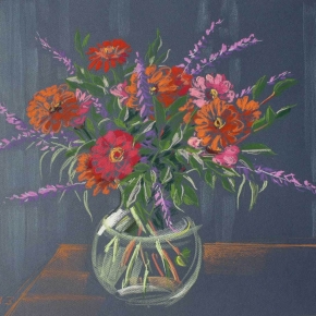 Zinnias - Graham Ashton Artist